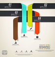 Minimal infographics design elements vector image