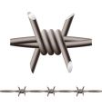 Barbed wire vector image
