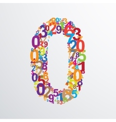 Number two Royalty Free Vector Image - VectorStock