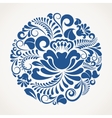Round ornament vector image