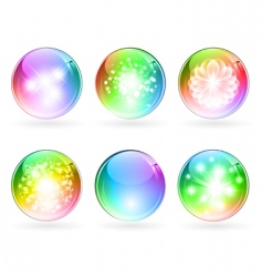 Multicolored balls vector image