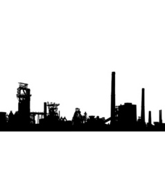 Industrial foreground vector image