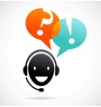 Customer support Customer support vector image