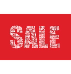 Sale sign vector image
