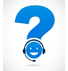Customer support vector image