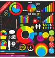 Infographics small vector image