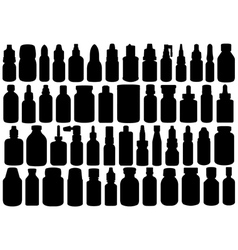 Medicine bottle vector image