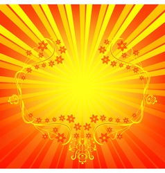 Summer background vector image