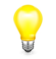 Light bulb icon vector image