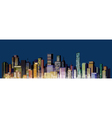 Night city vector image
