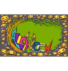 Halloween Doodle Halloween Doodle vector image