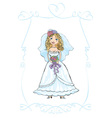 Wedding picture vector image