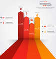 Minimal infographics design elements vector image