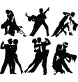 Ballroom dancing vector image