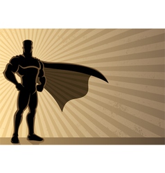 Superhero background vector image
