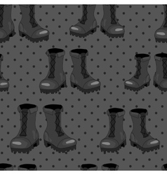 Boot seamless pattern Boot seamless pattern vector image