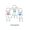 Champion vector image