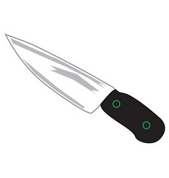 Knife vector image