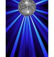 Disco background vector image