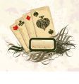 Set of playing cards vector image