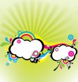 Retro backgrounds vector image