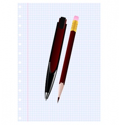 Stationery vector image
