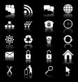 Web icons set vector image