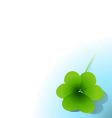 Green clover vector image