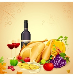 Thanksgiving Dinner vector image