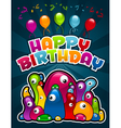 Birthday Party Monsters vector image