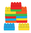Lego blocks vector image