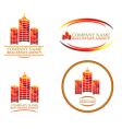 Real estate design elements vector image