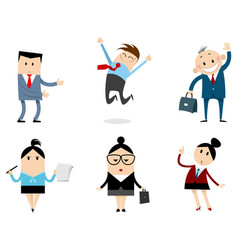 Office workers set Office workers set vector image
