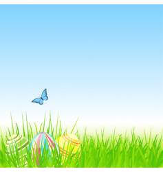 Easter eggs vector image