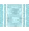 Retro floral greeting card vector image
