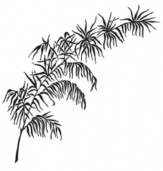 Antique foliage engraving Antique foliage engraving vector image