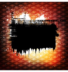 Grungy banner vector image
