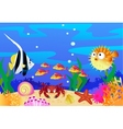Sea life vector image