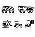 Special vehicles vector image