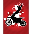 Motocross vector image