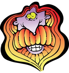 Smiling Hippy vector image
