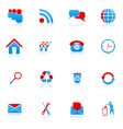 Web icons vector image