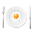 Scrambled egg vector image
