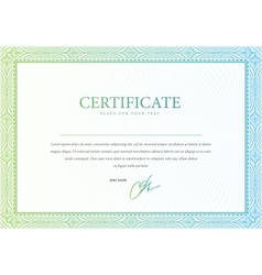 Pattern that is used in certificate and diplomas vector image