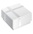 White blank Package Box For gift vector image