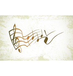 Musical notes vector image