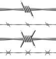 Barbed wire vector image