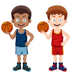 Basketball player vector image