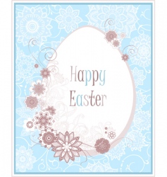 Easter background vector image