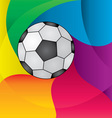 Football ball vector image